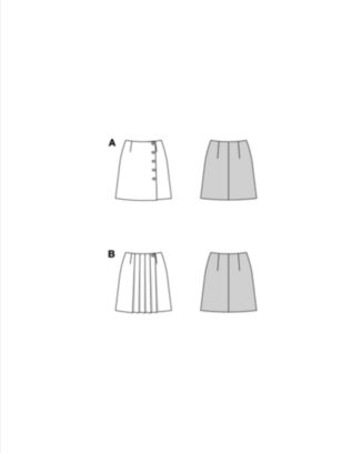 Burda 5781 - Skjørt - Dame