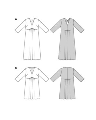 Burda 5816 - Kjole - Dame