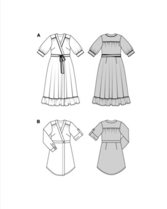 Burda 5819 - Kjole - Dame
