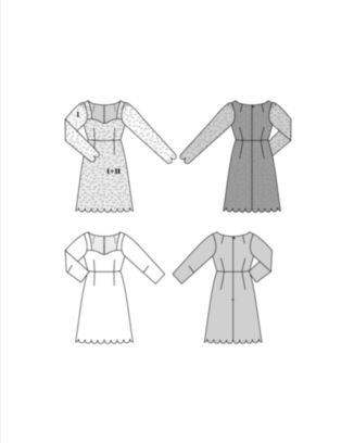 Burda 5835 - Kjole - Dame