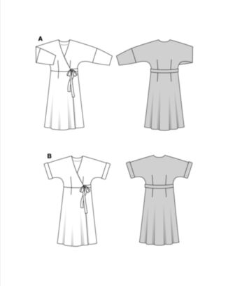 Burda 5844 - Kjole - Dame