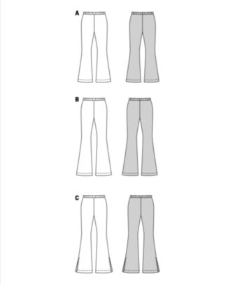 Burda 5874 - Bukse - Dame