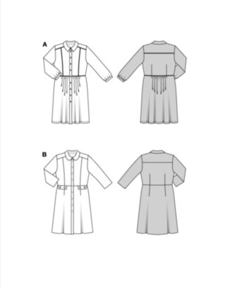Burda 5882 - Kjole - Dame
