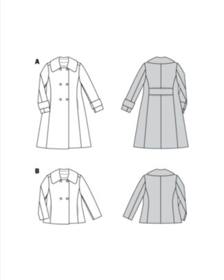 Burda 6092 - Jakke Frakk - Dame