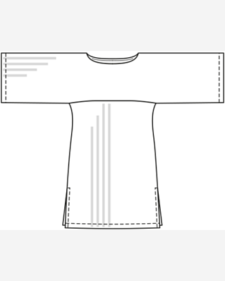 bluse kjole, bluse S/S2019 #6345