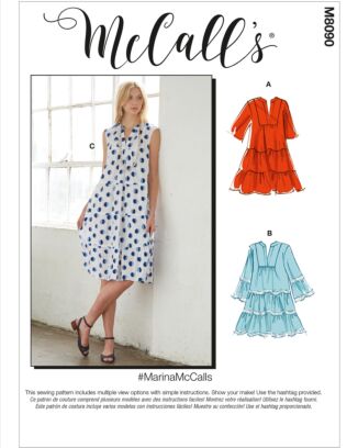 McCall´s 8090 - Kjole - Dame