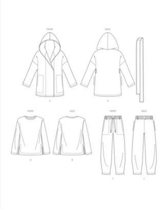 Vogue Patterns V1975 - Bukse Genser - Dame - Casual